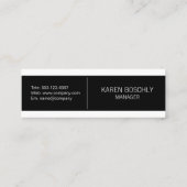 Rooftop en Cityscape Mini Visitekaartje (Achterkant)