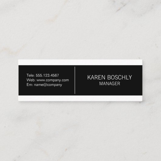 Rooftop en Cityscape Mini Visitekaartje (Achterkant)