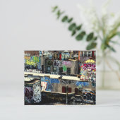 Rooftop Grafitti in New York City Briefkaart (Staand voorkant)