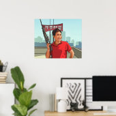 Rooftop Koreaans poster (Thuiskantoor)