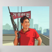 Rooftop Koreaans poster (Voorkant)