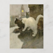  Rooftop London City Cats Aankondigingskaart (Voorkant)