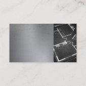 Rooftop Metal | Blauwe afdrukken van onroerend goe Visitekaartje (Achterkant)