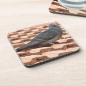 Rooftop Pigeon Cork Onderzetter (Linkerzijde)