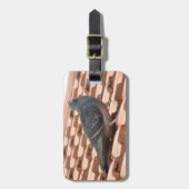 Rooftop Pigeon Custom Bagagelabel (Voorkant verticaal)