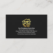 Rooftop Reparatie Gereedschap Lijst Visitekaartje (Achterkant)