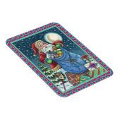 ROOFTOP SANTA BAG VAN TOYS, DOLLHOUSE, HOBBYHORSE MAGNEET (Rechterzijde)
