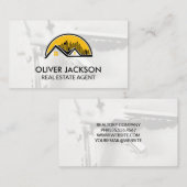 Rooftop-startpunten en Skyline-pictogram | Sleutel Visitekaartje (Voorkant / Achterkant)