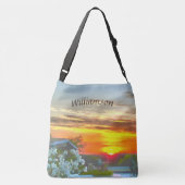 Rooftop Sunset 2295 Crossbody Tas (Achterkant)