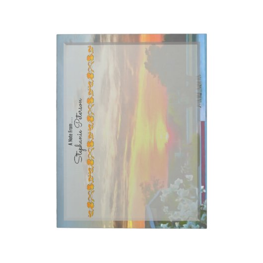 Rooftop Sunset 2295 Notitieblok (Linkerzijde)