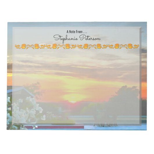 Rooftop Sunset 2295 Notitieblok (Voorkant)