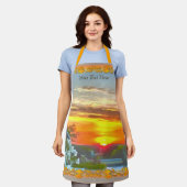 Rooftop Sunset 2295 Schort (Gedragen)