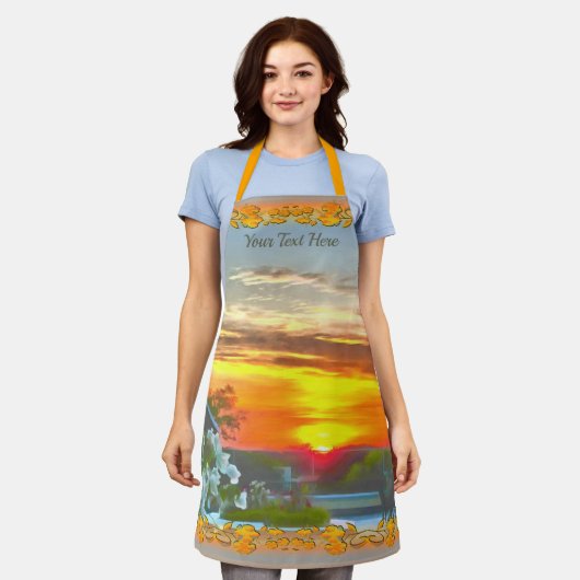 Rooftop Sunset 2295 Schort (Gedragen)