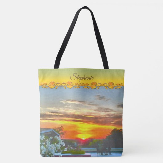Rooftop Sunset 2295 Tote Bag (Voorkant)
