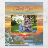 Rooftop Sunset 2295 Wijn Etiket (Enkel label)