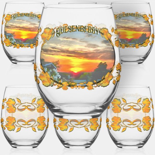 Rooftop Sunset 2295 Wijnglas Zonder Voet