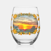 Rooftop Sunset 2295 Wijnglas Zonder Voet (Voorkant)