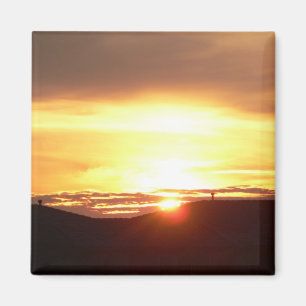 "Rooftop Sunset" Magnet