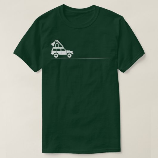 Rooftop Tent Road T-shirt (Design voorkant)