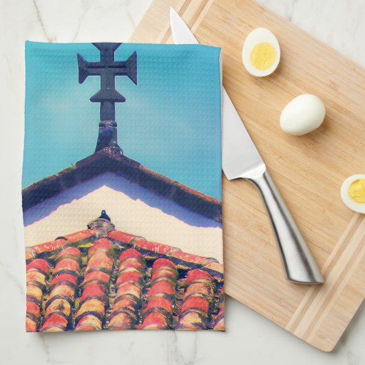 Rooftop Visitors : Funchal, Madeira (Portugal) Theedoek (Quarter Fold)