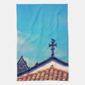 Rooftop Visitors : Funchal, Madeira (Portugal) Theedoek (Verticaal)