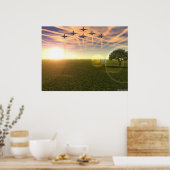 roofvogels poster (Keuken)