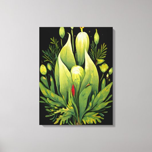 Roofwerper Plant Canvas Afdruk (Voorkant)
