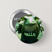 ROOG, HALLO knop Ronde Button 5,7 Cm (Voorkant /achterkant)