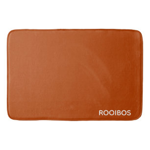 Rooibos rode bruine kleurnaam badmat