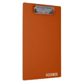 Rooibos rode bruine kleurnaam klembord (Rechts)