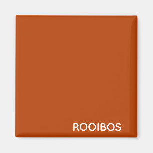Rooibos rode bruine kleurnaam magneet