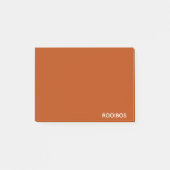 Rooibos rode bruine kleurnaam post-it® notes (Voorkant)