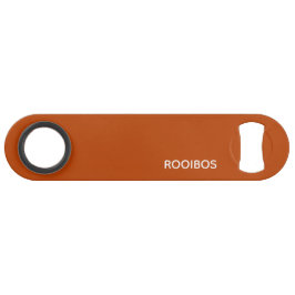 Rooibos rode bruine kleurnaam speed flessenopener