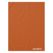 Rooibos rode bruine kleurnaam tafelkleed (Voorkant)