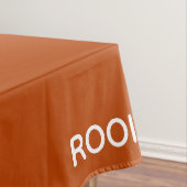 Rooibos rode bruine kleurnaam tafelkleed (Voorbeeld)