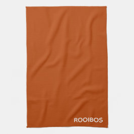 Rooibos rode bruine kleurnaam theedoek