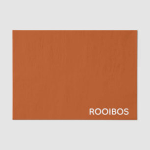 Rooibos rode bruine kleurnaam tissuepapier