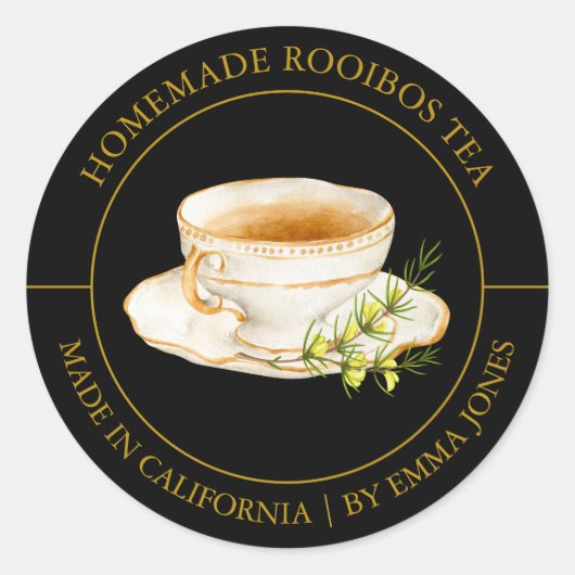 Rooibos Tea Modern label (Voorkant)