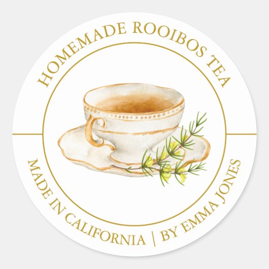 Rooibos Tea Modern label (Voorkant)