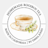 Rooibos Tea Modern label (Voorkant)