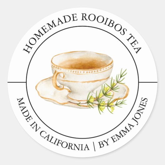 Rooibos Tea Modern label (Voorkant)