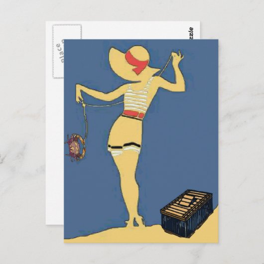 Rooien in de baai briefkaart (Voorkant / Achterkant)