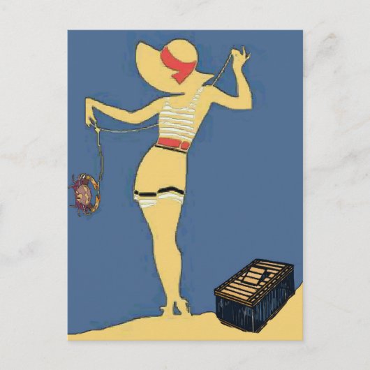 Rooien in de baai briefkaart (Voorkant)