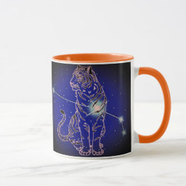 Rooien in het jaar van de tijger mok