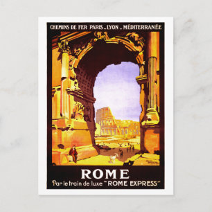  Rooien van Rome Italië Reisposter Briefkaart