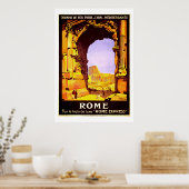  Rooien van Rome Italië Reisposter Poster (Keuken)