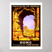 Rooien van Rome Italië Reisposter Poster (Voorkant)