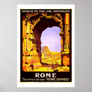 Rooien van Rome Italië Reisposter Poster