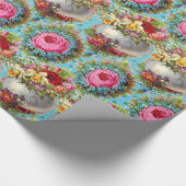 ROOIEN VAN ROOIEN VAN ROOIEN VAN ROOD, EENVOUDIGER CADEAUPAPIER (Hoek)