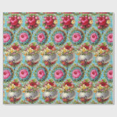 ROOIEN VAN ROOIEN VAN ROOIEN VAN ROOD, EENVOUDIGER CADEAUPAPIER (Vlak)